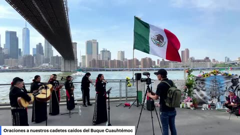 Misa en honor a nuestros cadetes caídos del Buque Cuauhtémoc