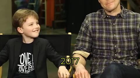 Young vs Adult Sheldon grown-up. ❤️ #jimparsons #iainarmitage #youngsheldon #bigbangtheory #sheldon