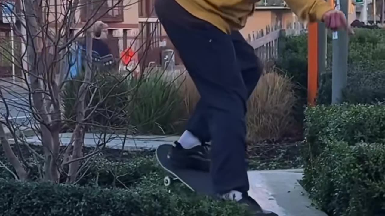 🤯✂️ FS Crooked Grind Through the Hedge?! Wait For It... | SkateNation