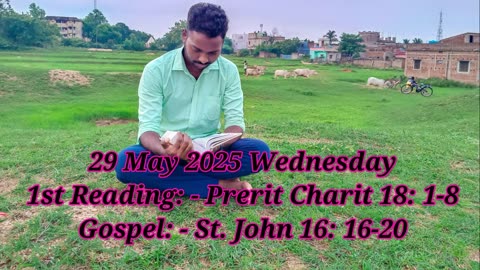 Catholic Daily Gospel and Reading in Hindi 29 May 2025 | Today's Bible Verse | Aaj ka Susamachar