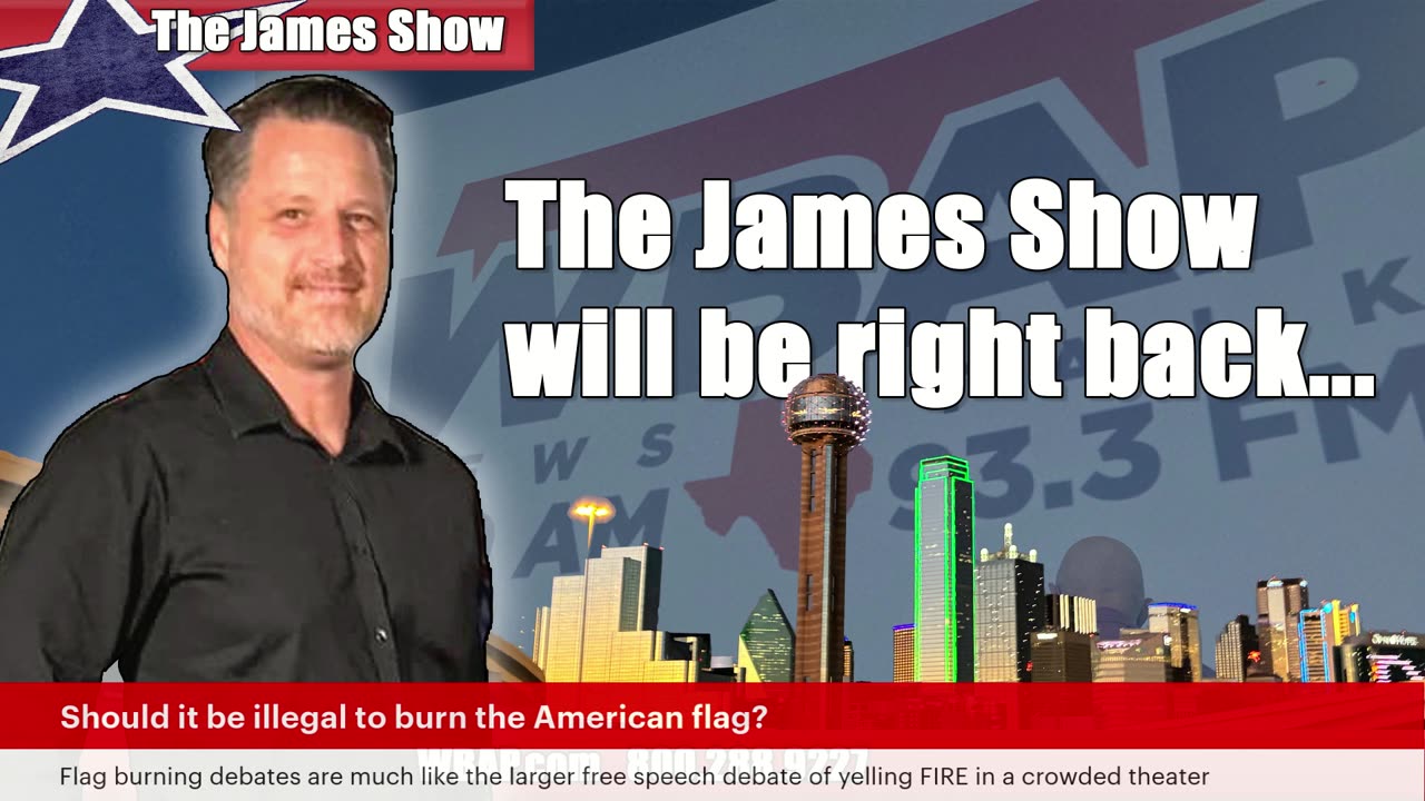 Thursday: who's behind the protests? Let's talk about flag burning