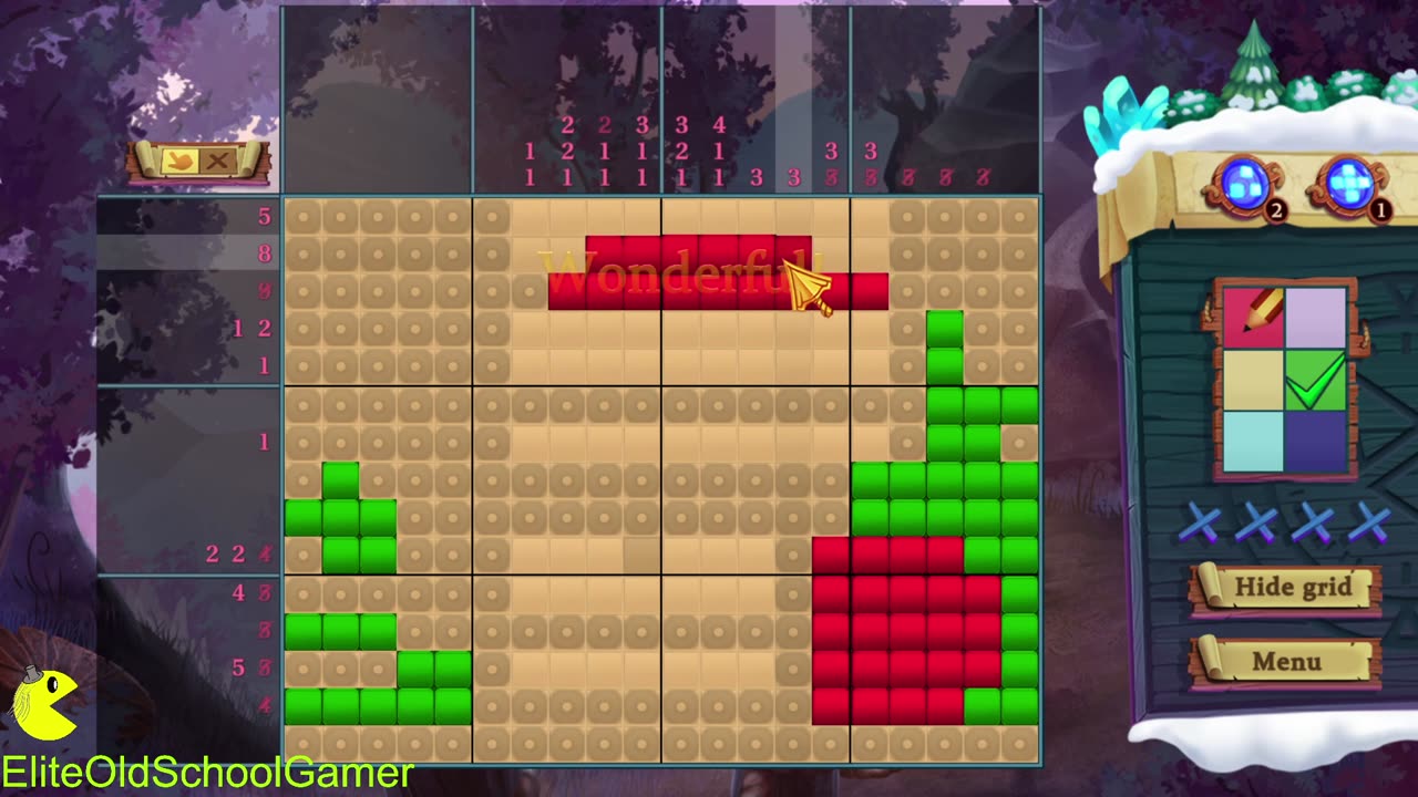 Adventure Mosaics Winter Holiday - Review and Walk-through - Level 22 - June 2025