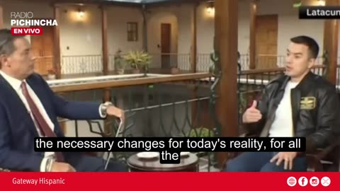 Daniel Noboa: La gente se siente más segura con una base militar al lado