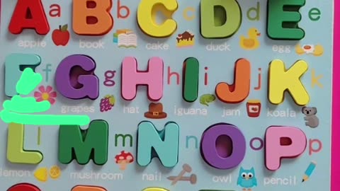 English alphabet learning