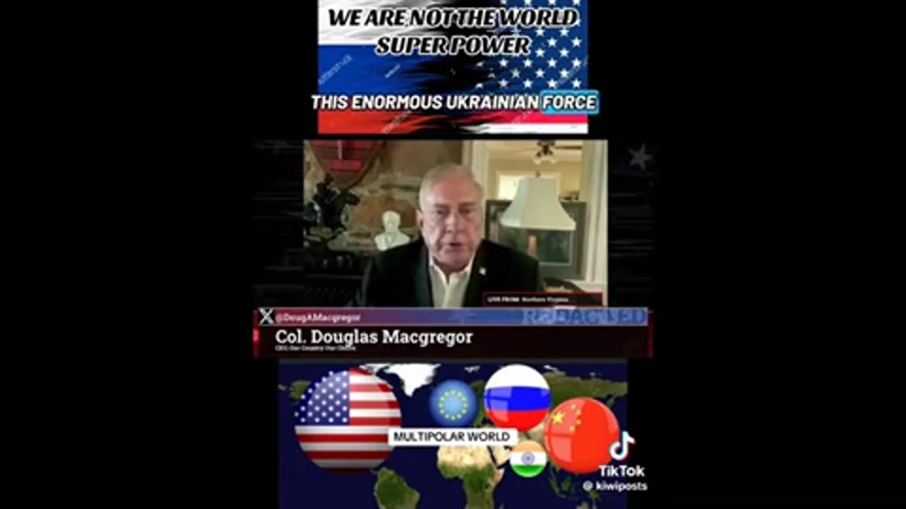 Col MacGregor - things goin on ..