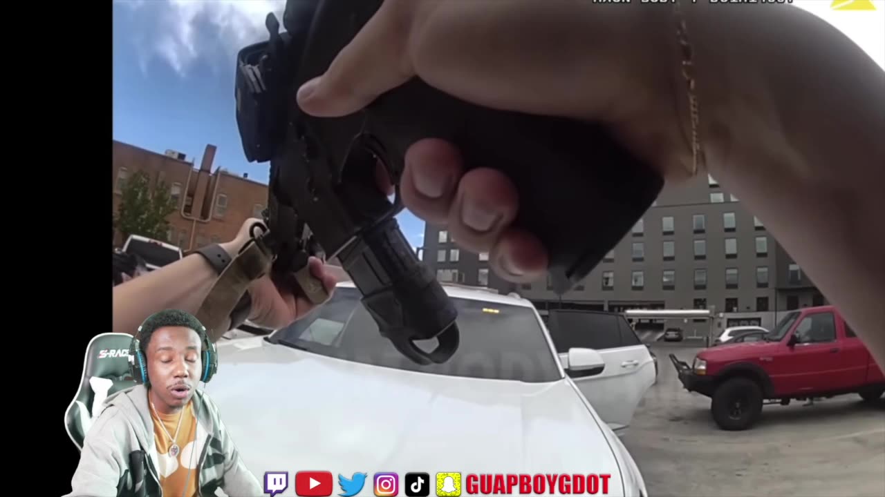 12 BEAT HIM IN FRONT OF HIS GIRL OVER A WARRANT!