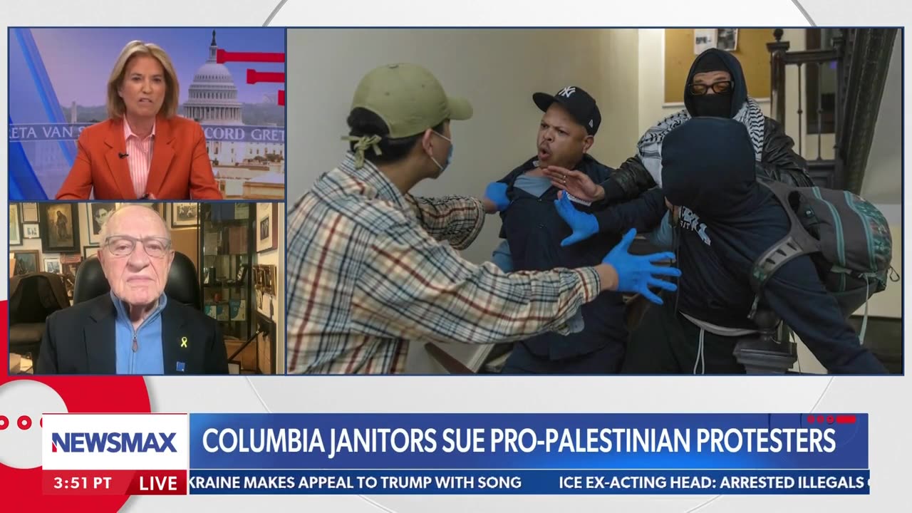 Alan Dershowitz Blames Columbia University 'For Not Protecting' Janitors