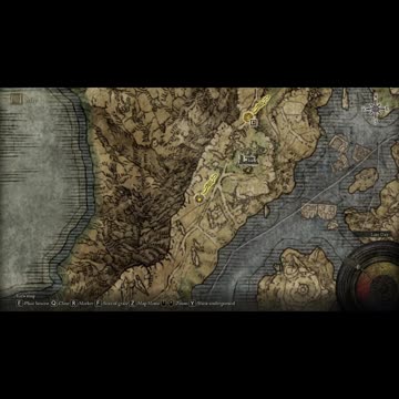 Elden Ring | Location of Map: Liurnia, West from Northern Liurnia Lake Shore site of grace #shorts