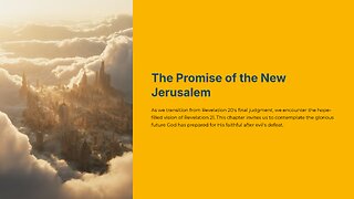 Ibyahishuwe 21: Ururembo Rwera Yerusalem Nshya