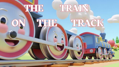 The Train on the Track 🚂 | Fun Kids Sing-Along Song | Toddler & Preschool Learning Music