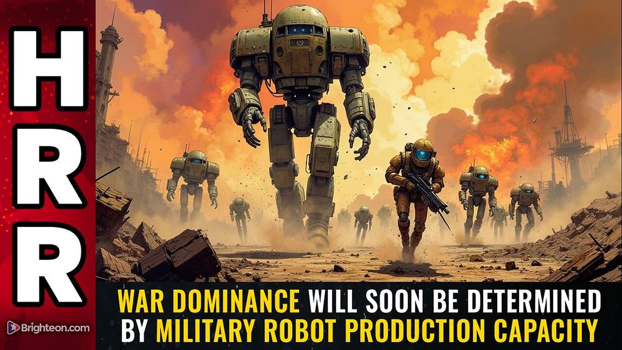 WAR dominance will soon be determined by military robot PRODUCTION CAPACITY