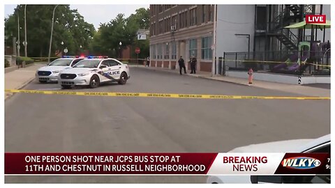Undetected Footprints of Shooting at a school bus stop!