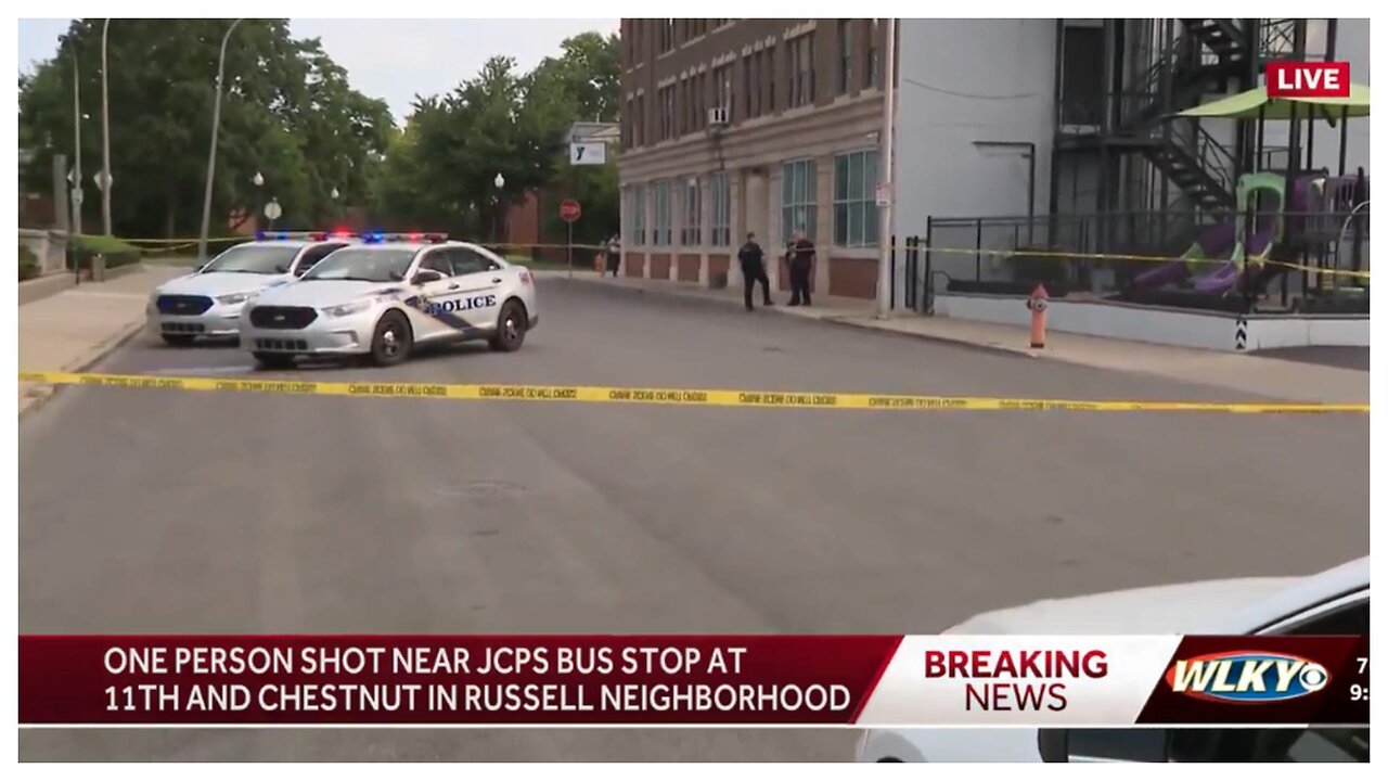 Undetected Footprints of Shooting at a school bus stop!