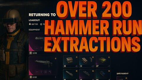 OVER 200 HAMMER RUN EXTRACTIONS - The #1 BEST Hammer Man on ARC Raiders Returns