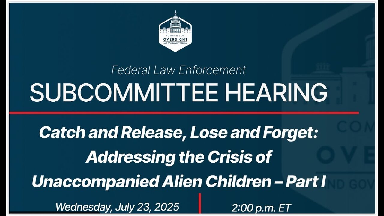 Oversight Cmte DHS IG: Catch and Release, Lose and Forget PLUS WH Press Briefing