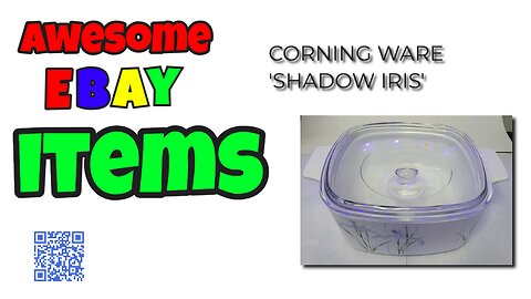 CORNING WARE 'SHADOW IRIS' - Vintage - 1.5 LITER CASSEROLE - WITH LID #ebay #buyitnow