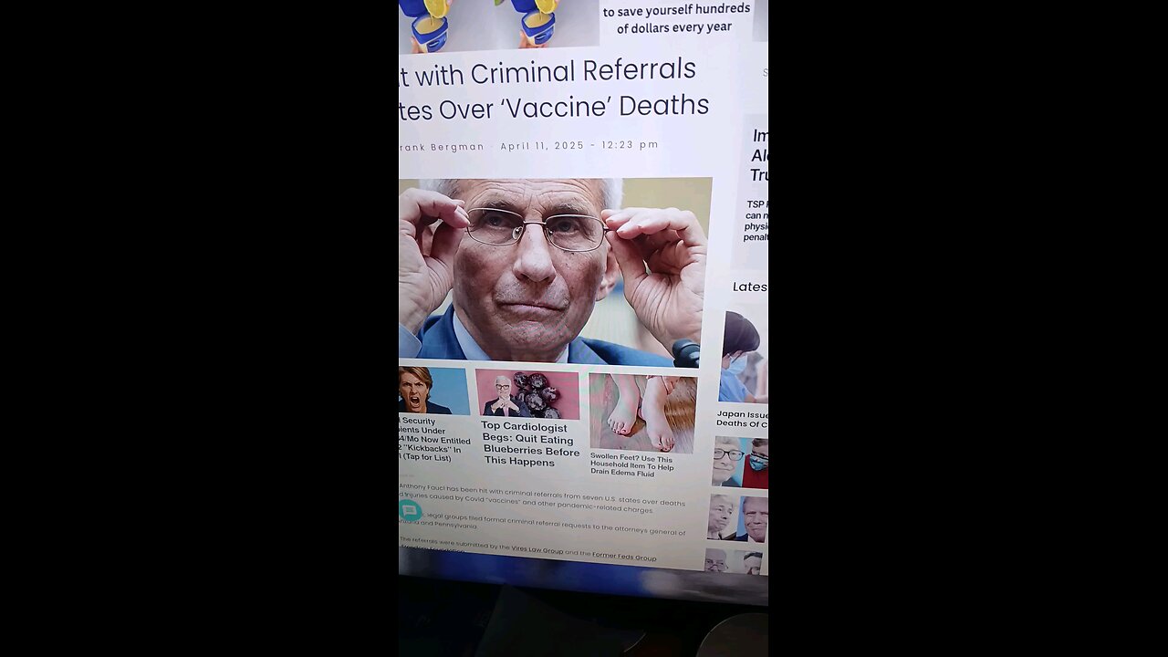 fauci going to get whats coming