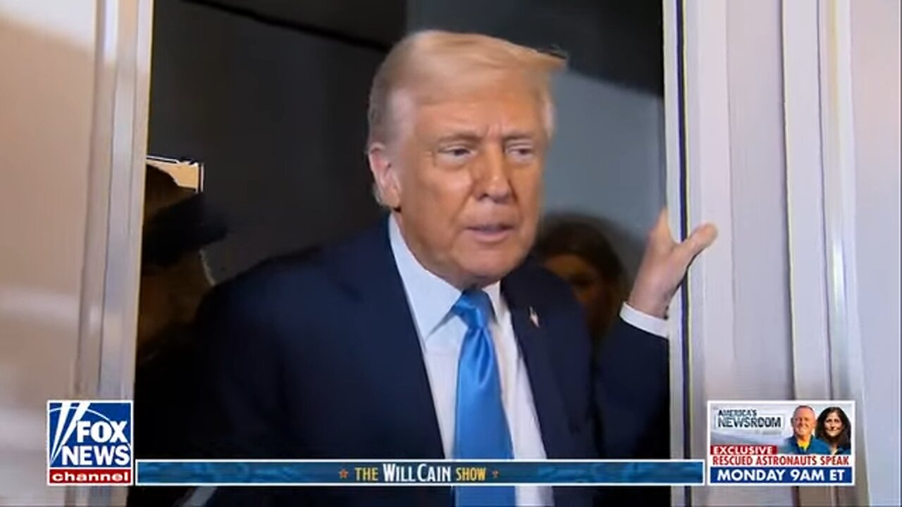 BREAKING: Trump takes questions on Canada, tariffs from Air Force One