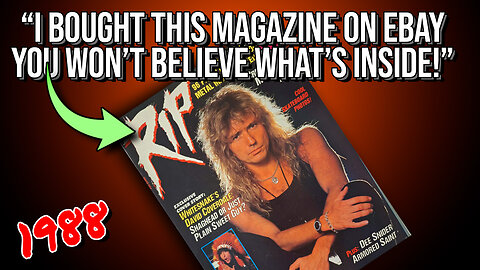 RIP Magazine Feb 1988 - Flipping Through Pt 1 - Whitesnake, Dokken, Great White, Motley Crue, More