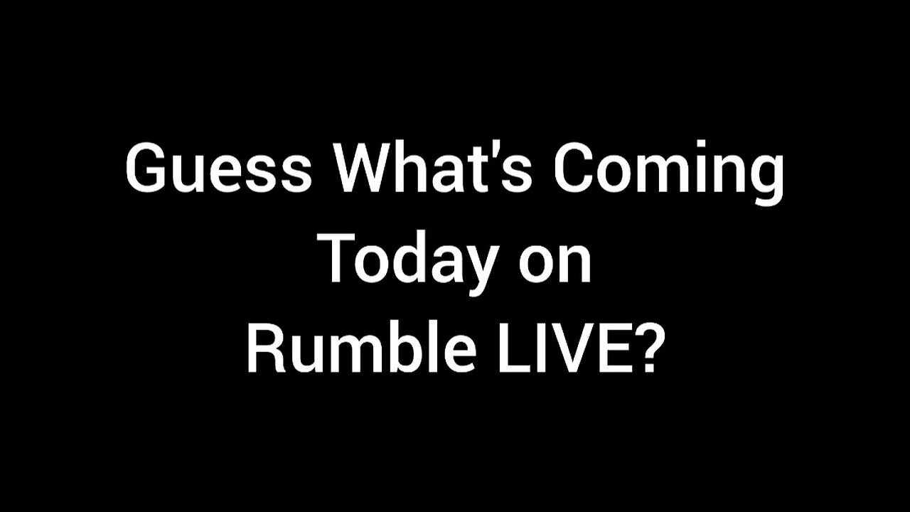 Guess What's Coming!!!