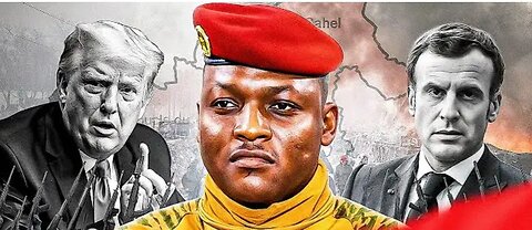 The people's voices echo in solidarity of IBRAHIM TRAORÉ
