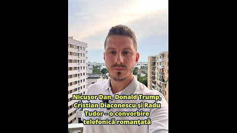 Nicușor Dan, Donald Trump, Cristian Diaconescu și Radu Tudor – o convorbire telefonică romanțată