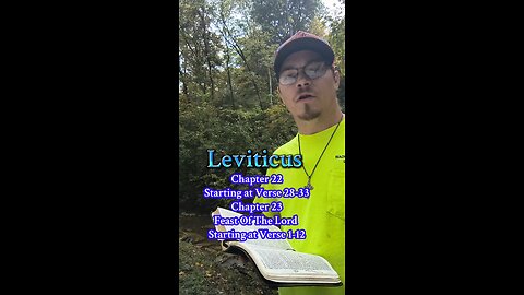 Leviticus Chapter 22-23