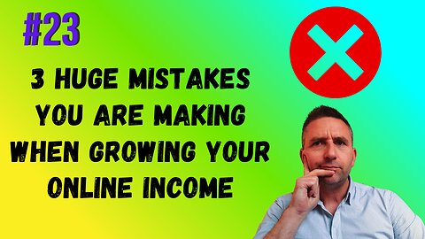These 3 Mistakes are Killing Your Online Success
