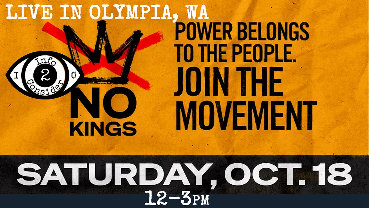 NO KINGS Olympia WA | WA Capitol October 18th, 2025