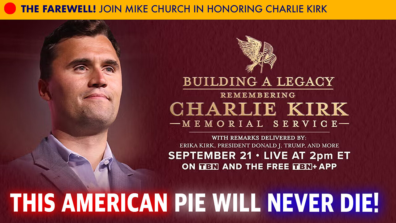 The Charlie Kirk Memorial Service-LIVE!