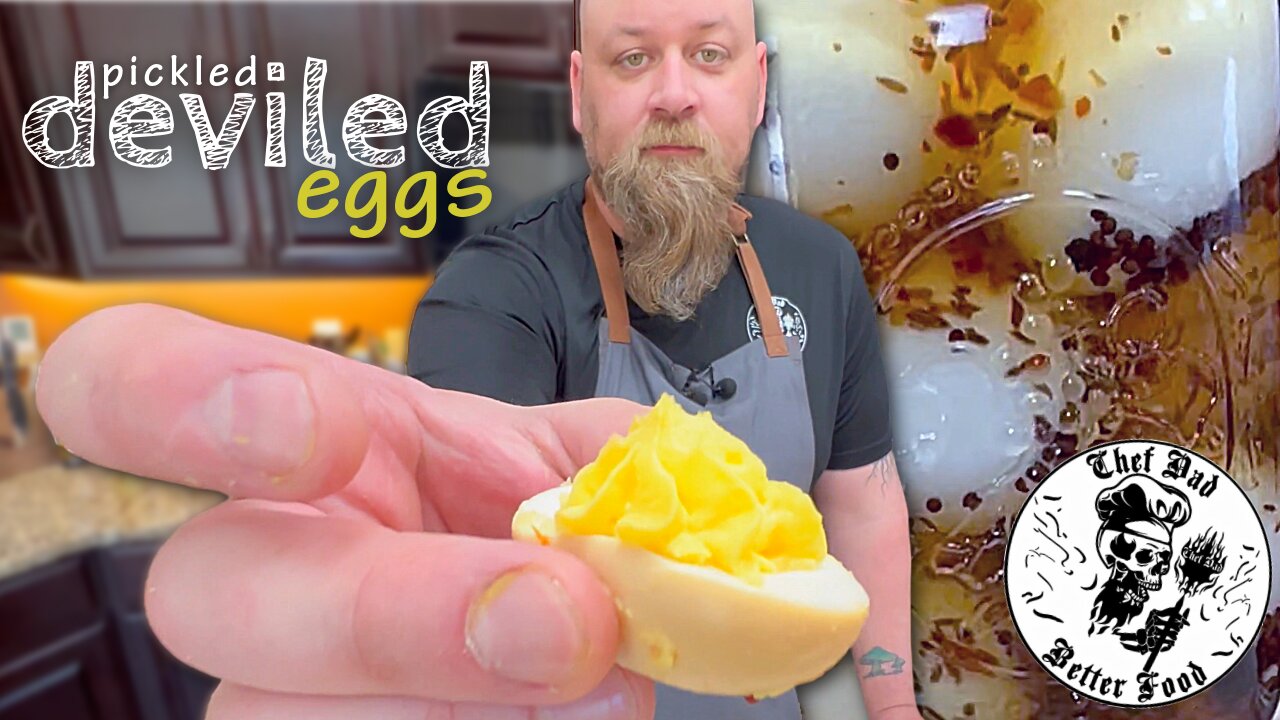 Chef Dad’s Pickled Deviled Eggs: An Evolution in Deviled Eggs—Not Just a New Filling!