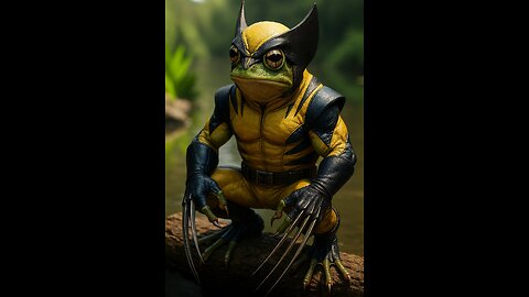 Real life Wolverine Frog