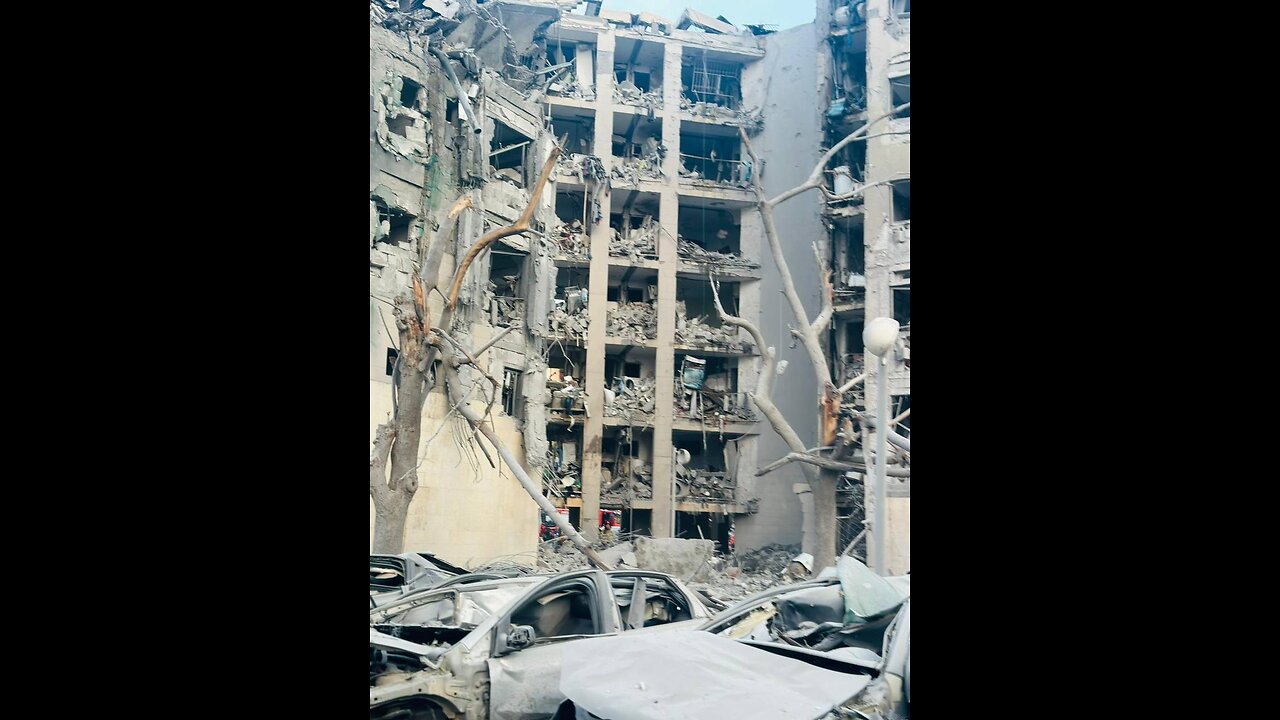 Three people are declared dead after an Iranian ballistic missile struck an apartment