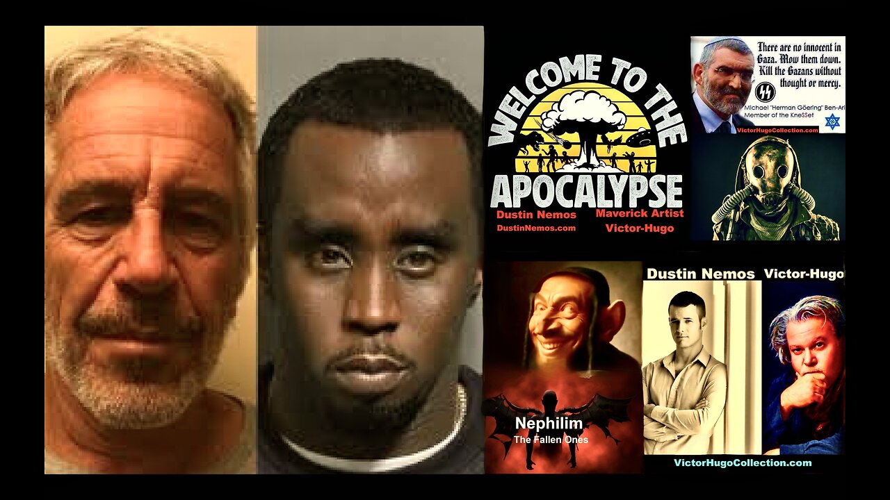 Dustin Nemos Victor Hugo Jew World Order Trump Track Trace Oracle Diddy Jeffrey Epstein Connection