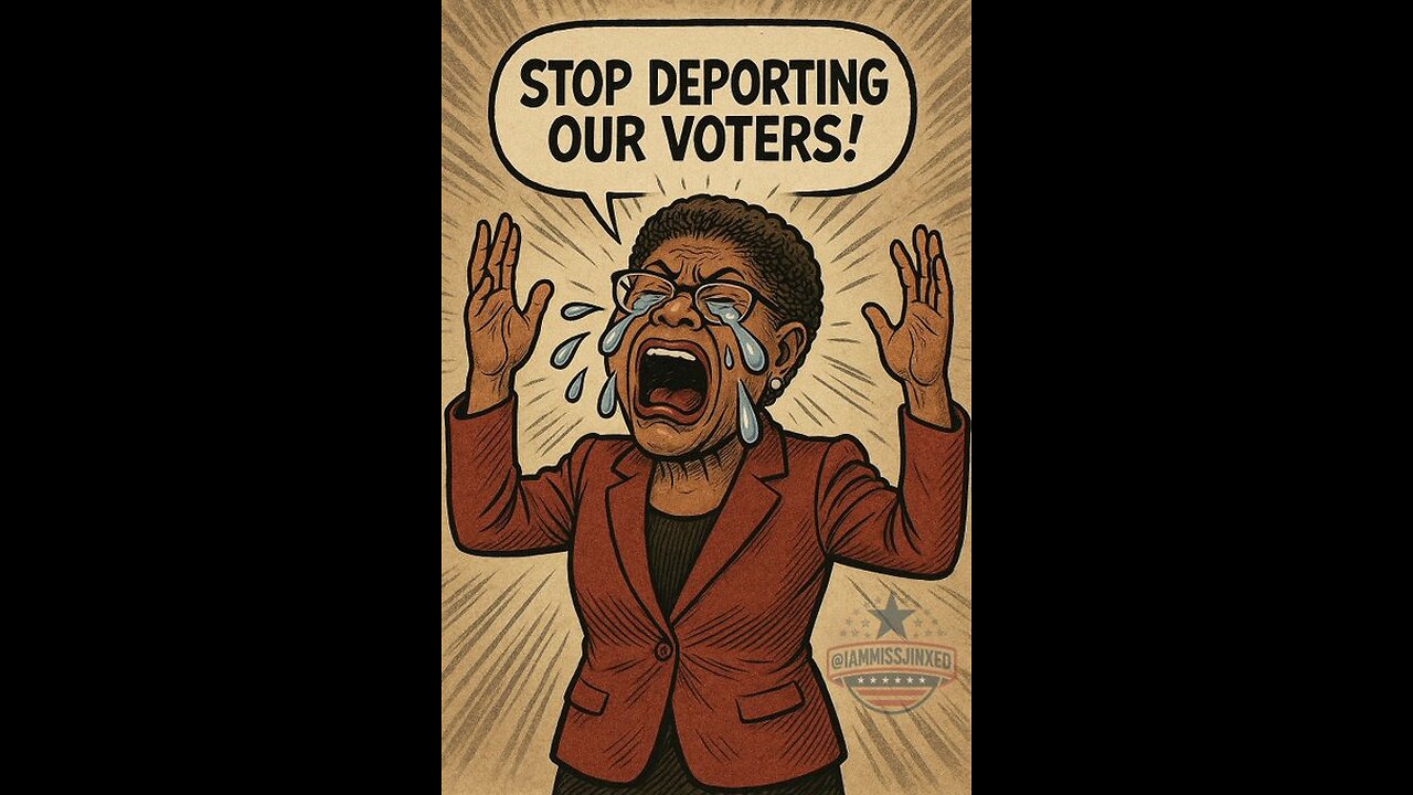 Newscum Bass MELT DOWN ICE Raids during speech Dems hate Americans