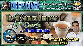TEA & SCONES WITH GENE DECODE & PAUL BROOKER - 23RD OCTOBER