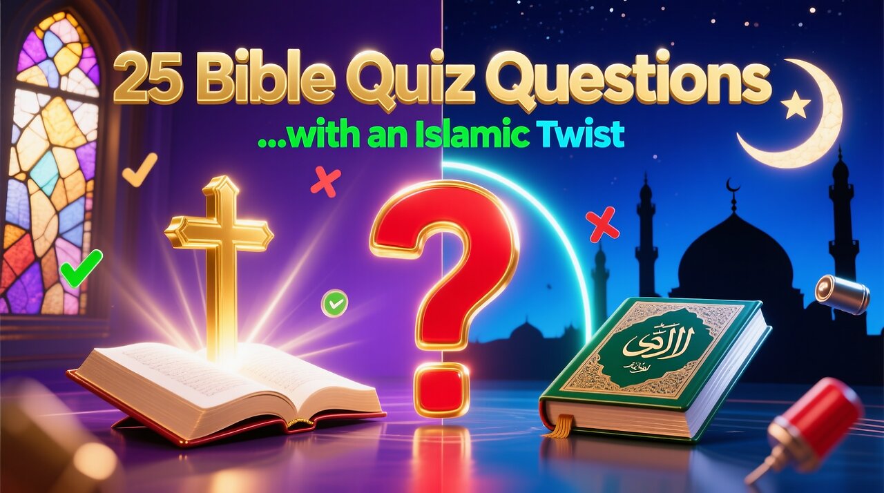 2025 -BIBLE QUIZ - 25 OF THE HARDEST QUESTIONS WITH AN ISLAMIC TWIST