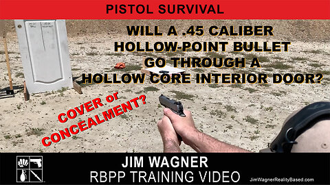 Will A .45 Caliber Hollow-Point Bullet Go Through? by Jim Wagner