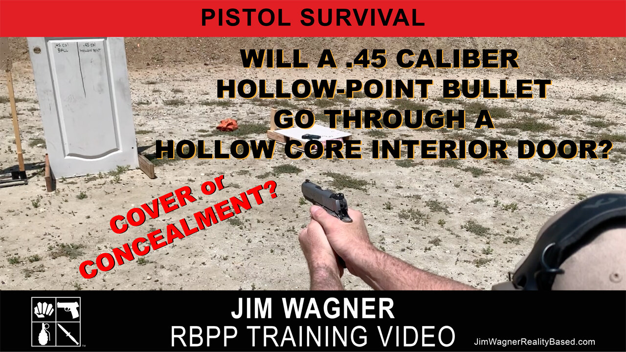 Will A .45 Caliber Hollow-Point Bullet Go Through? by Jim Wagner