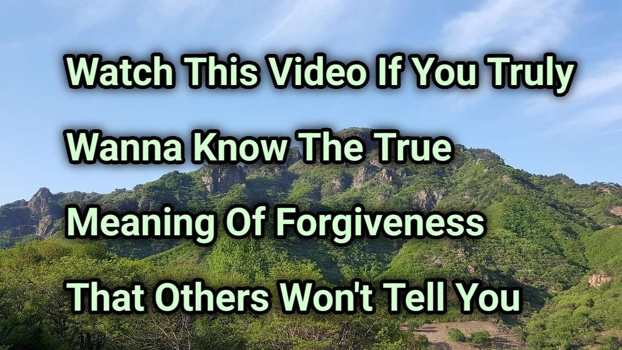 Watch This Video If You Truly Wanted To Learn The True Meaning Of...