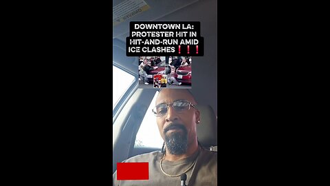 Downtown LA: Protester Hit in Hit-and-Run Amid ICE Clashes❗❗❗