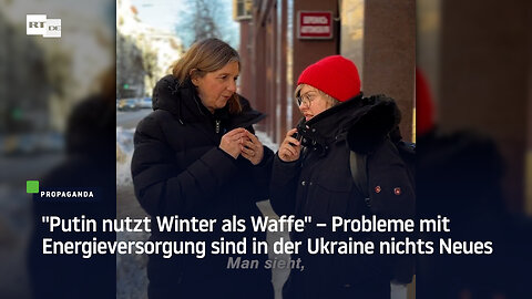 "Putin nutzt Winter als Waffe" – Probleme mit Energieversorgung sind in der Ukraine nichts Neues