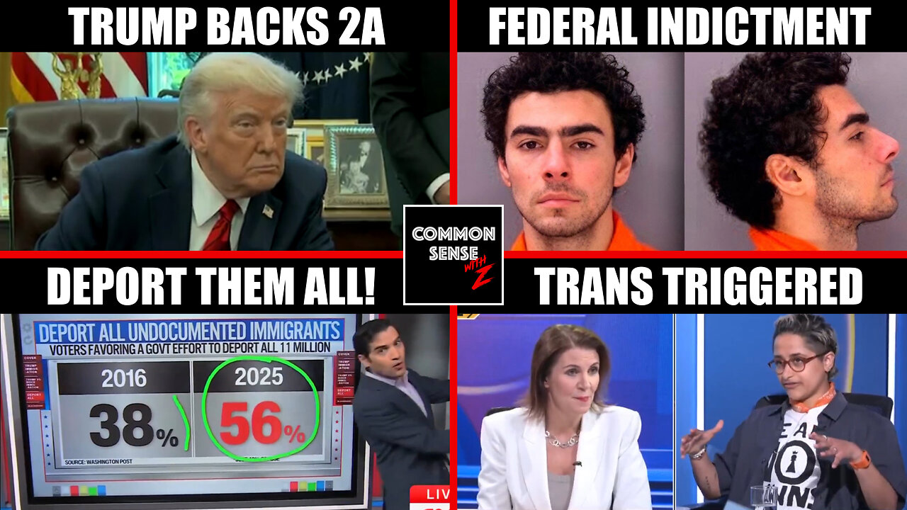 Trump Backs 2nd Amendment | Luigi Mangione Indicted | Americans Love Deportations | Trans Meltdown