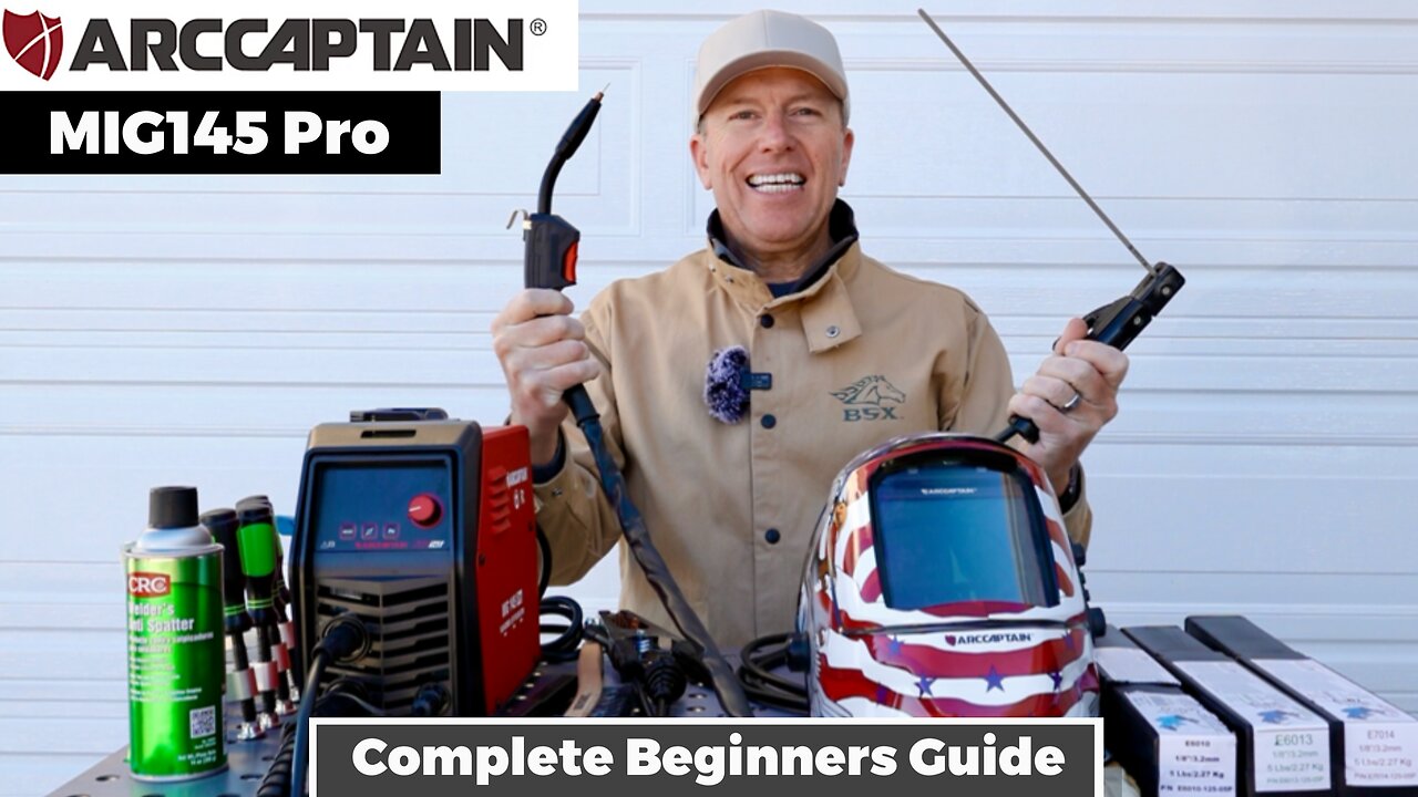 ARCCAPTAIN MIG145 Pro - Complete Beginners Guide