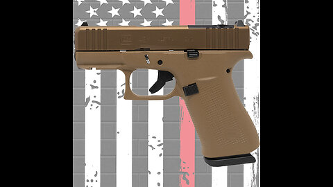 GLOCK 43X MOS COYOTE 9MM 3.41" 10-RD SEMI-AUTO PISTOL