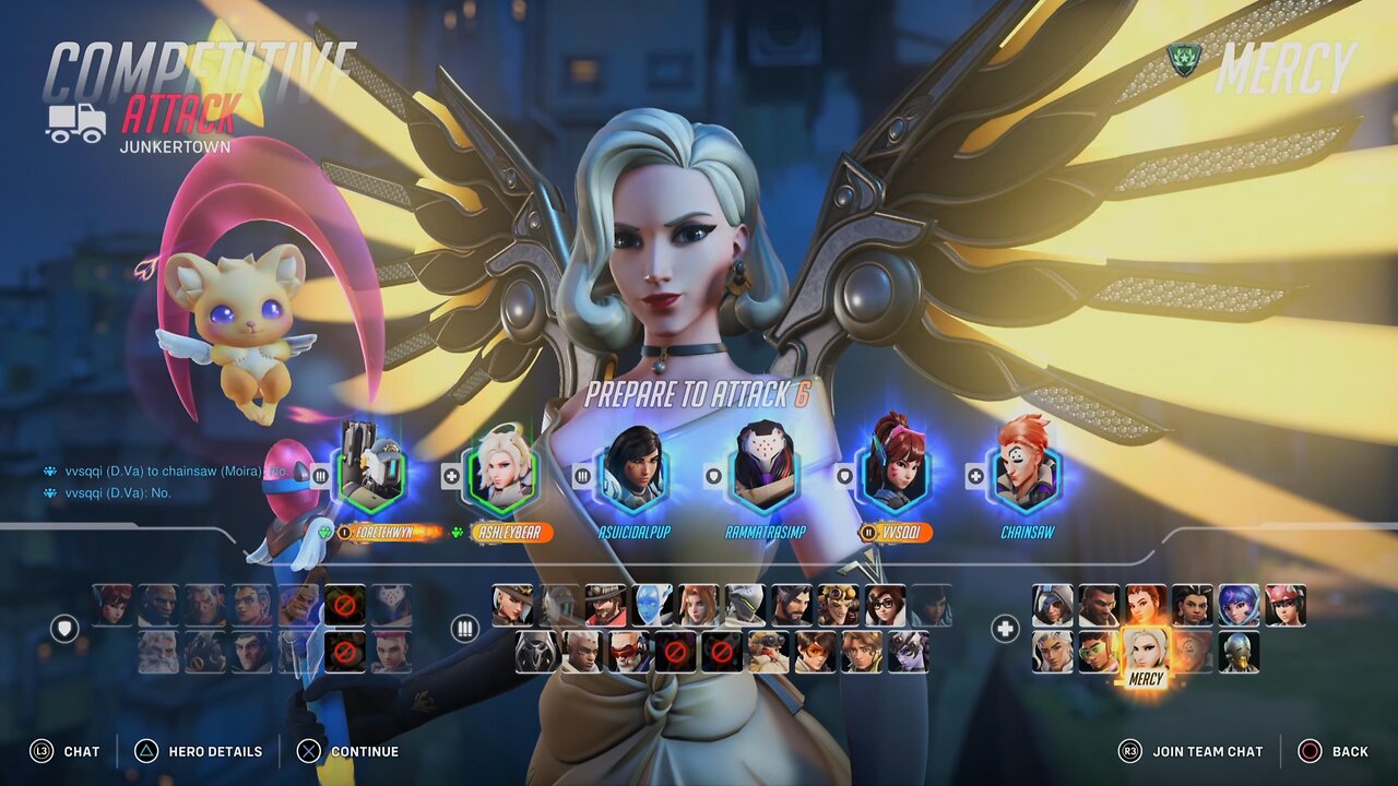Overwatch 2 Mercy Gameplay (No Commentary)