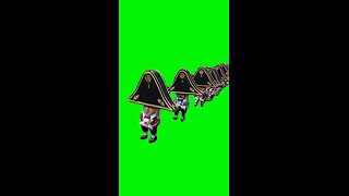 Little Men With Big Hats Marching | Green Screen #danzadelosenanos #spain #danza #fiesta #lapalm