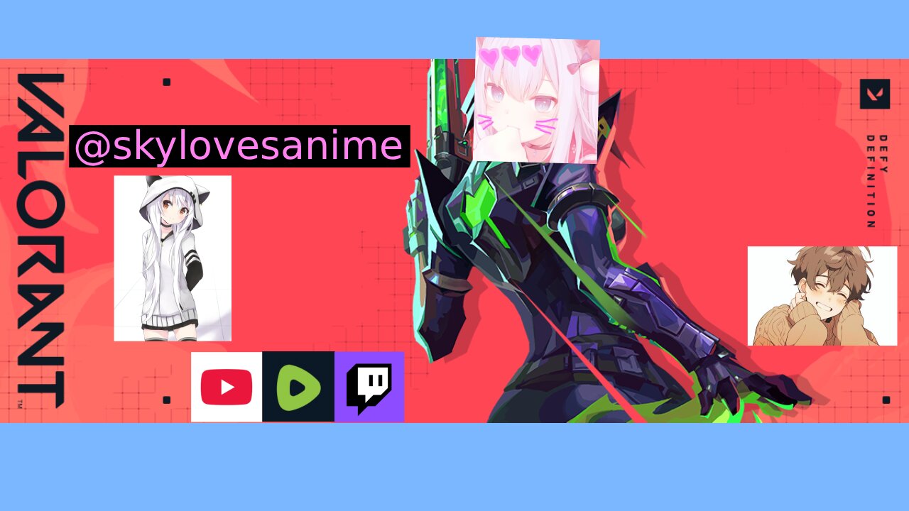 Playing Valorant on Rumble 🩷