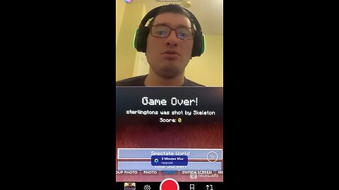 You won’t believe what happened to me. I got killed by a skeleton in Minecraft today.