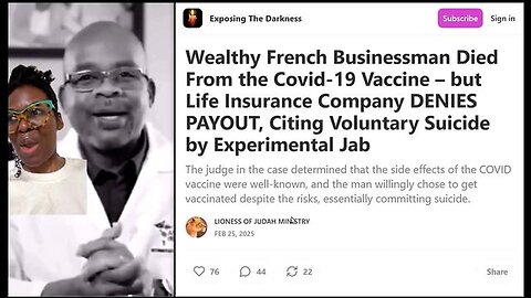"COVID Vaccine and Life Insurance: Unveiling the Truth about 'Voluntary Suicide' Claims"